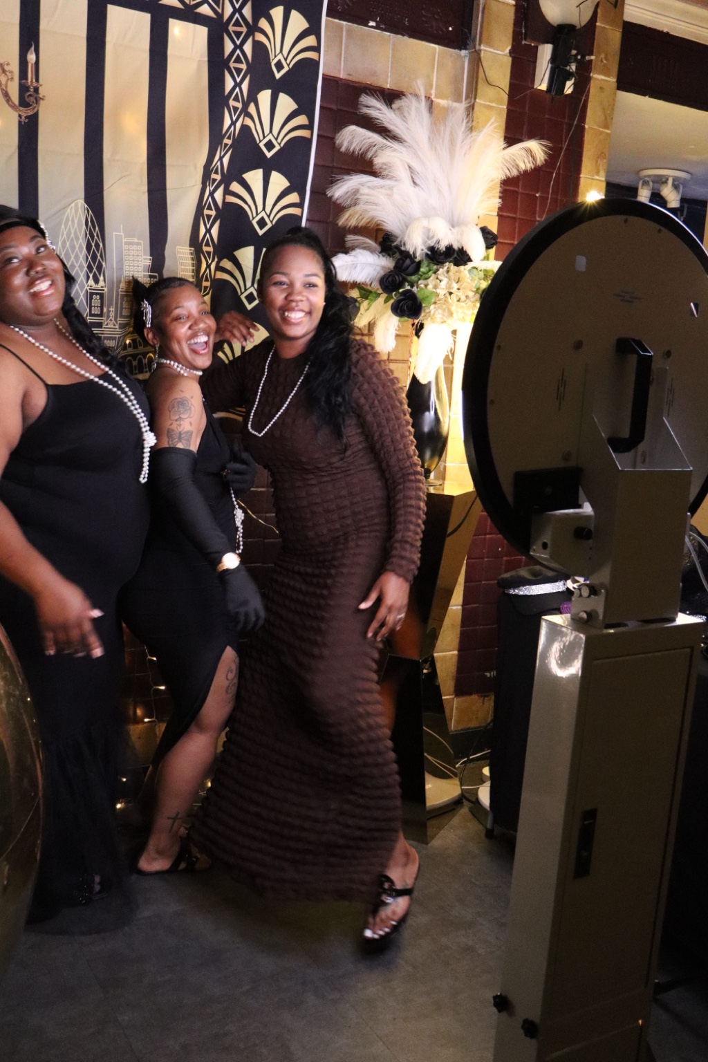Guests enjoying the VIP Photo Booth